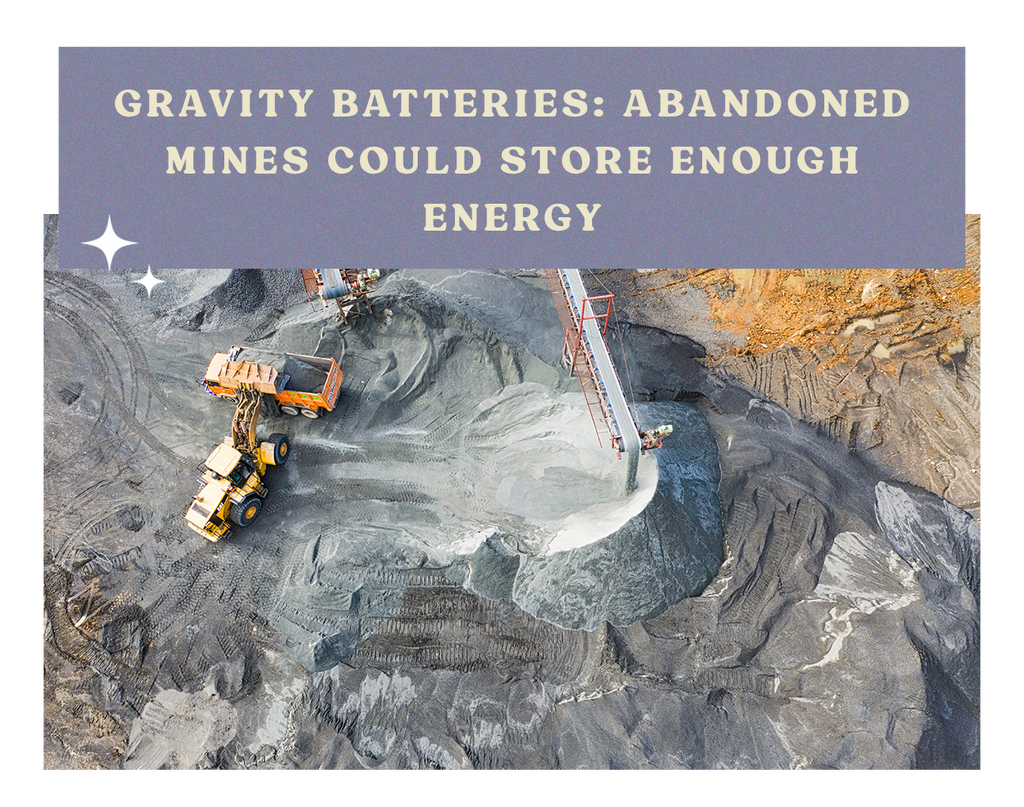 Gravity Batteries in abandoned mines