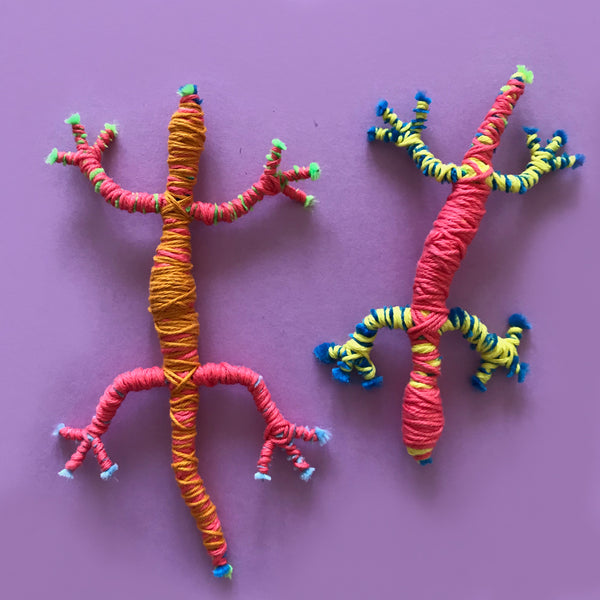 How to Make a Pipe Cleaner Lizard 