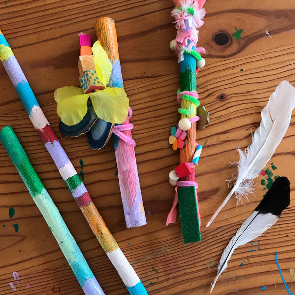 magic wands kids craft activity