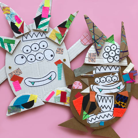 Painting and Drawing Paper Plate Craft - TinkerLab