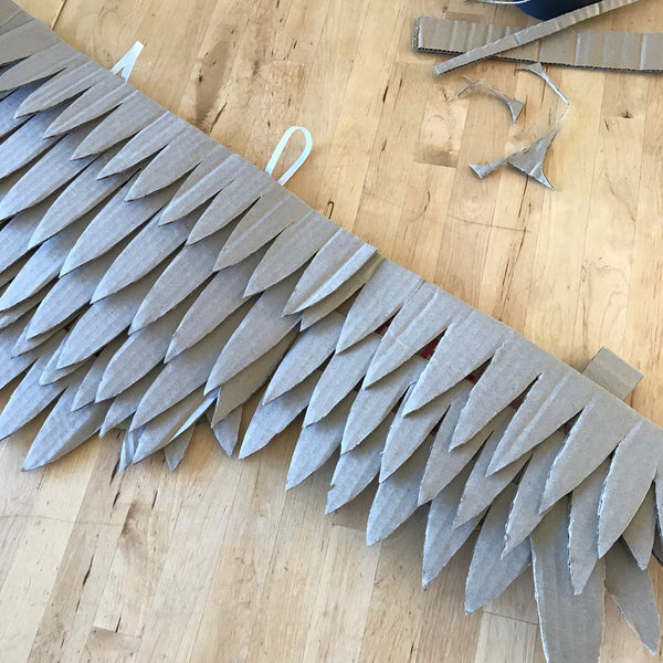 bird wings DIY fancy dress costume for kids