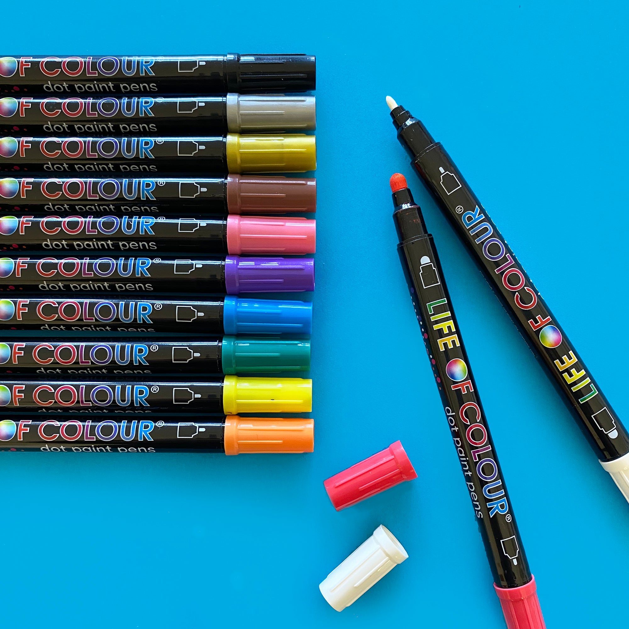 12 Life of Colour Liquid Chalk Markers - 10% OFF - Mini Mad Things