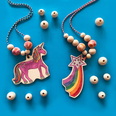 Unicorn necklace craft kit