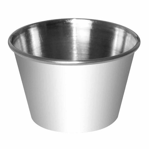 Stainless Steel Ramekin, Perfect for condiments such as tomato sauce etc. Perfect for table service, and table presentation. 