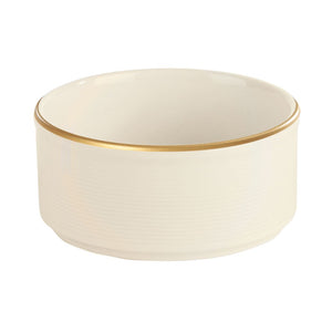 Line Gold Band Stacking Bowl 10cm - Pack Of 6