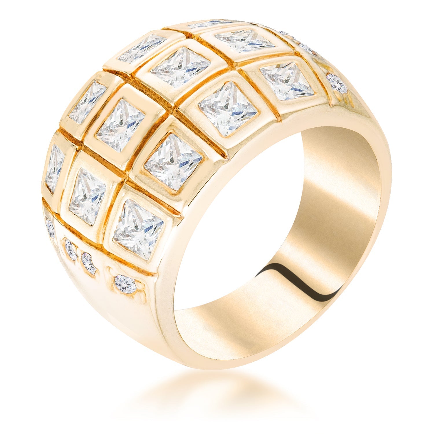  Square Cocktail Ring
