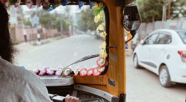 Auto rickshaw driver in India
