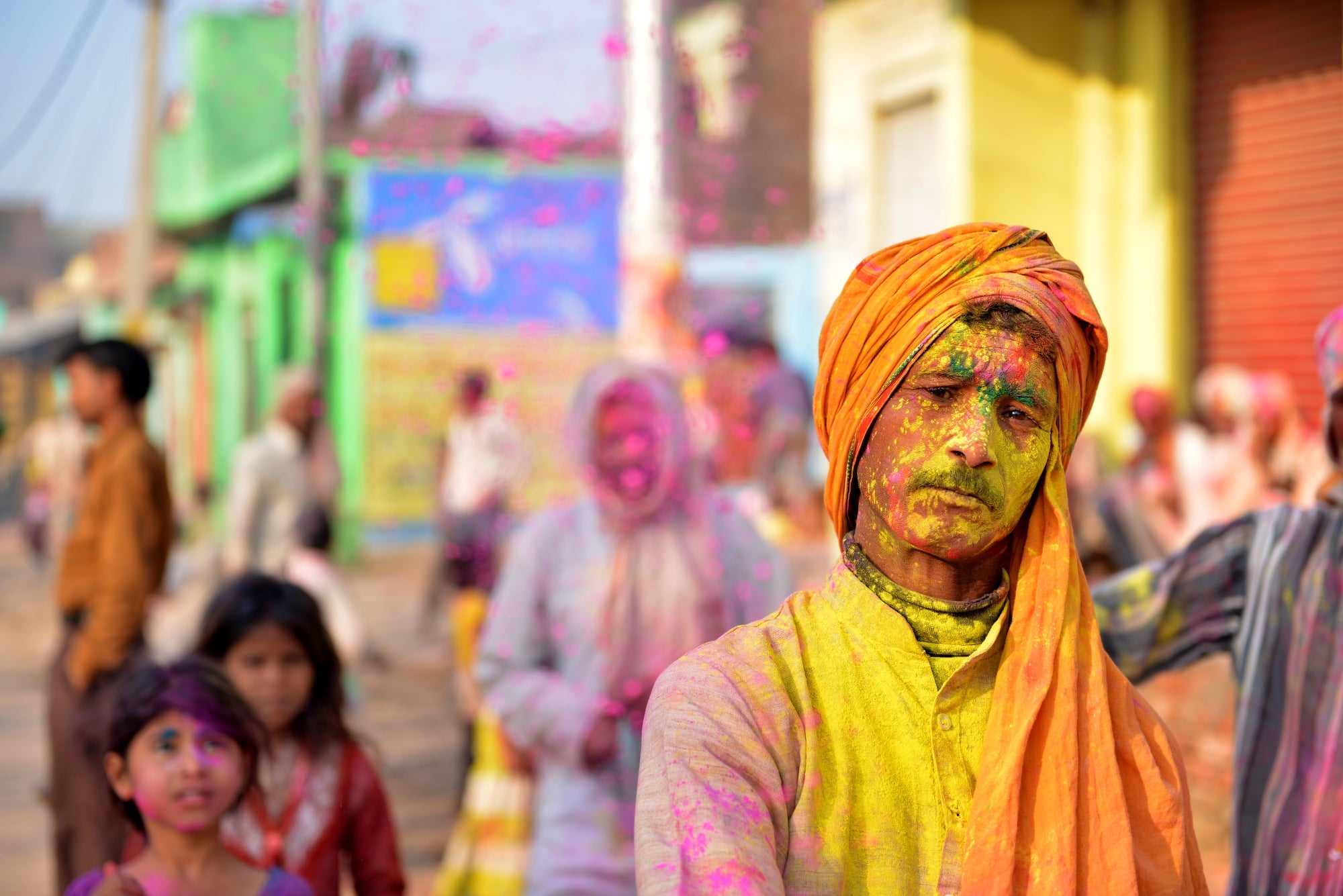 Holi yellow festival - DR. Gilad Fiskus Photographer