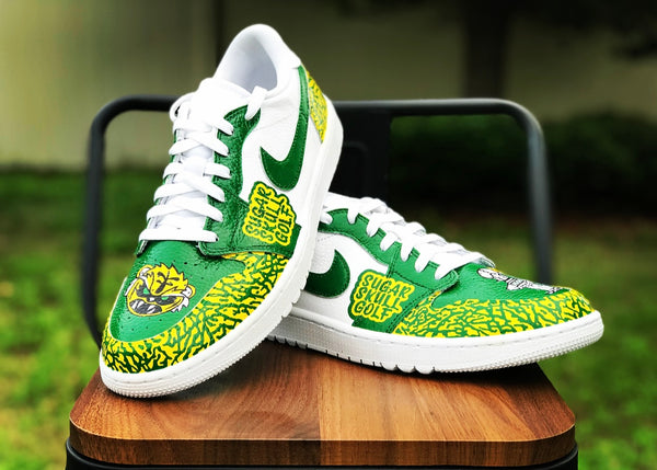 custom painted jordan 1 low