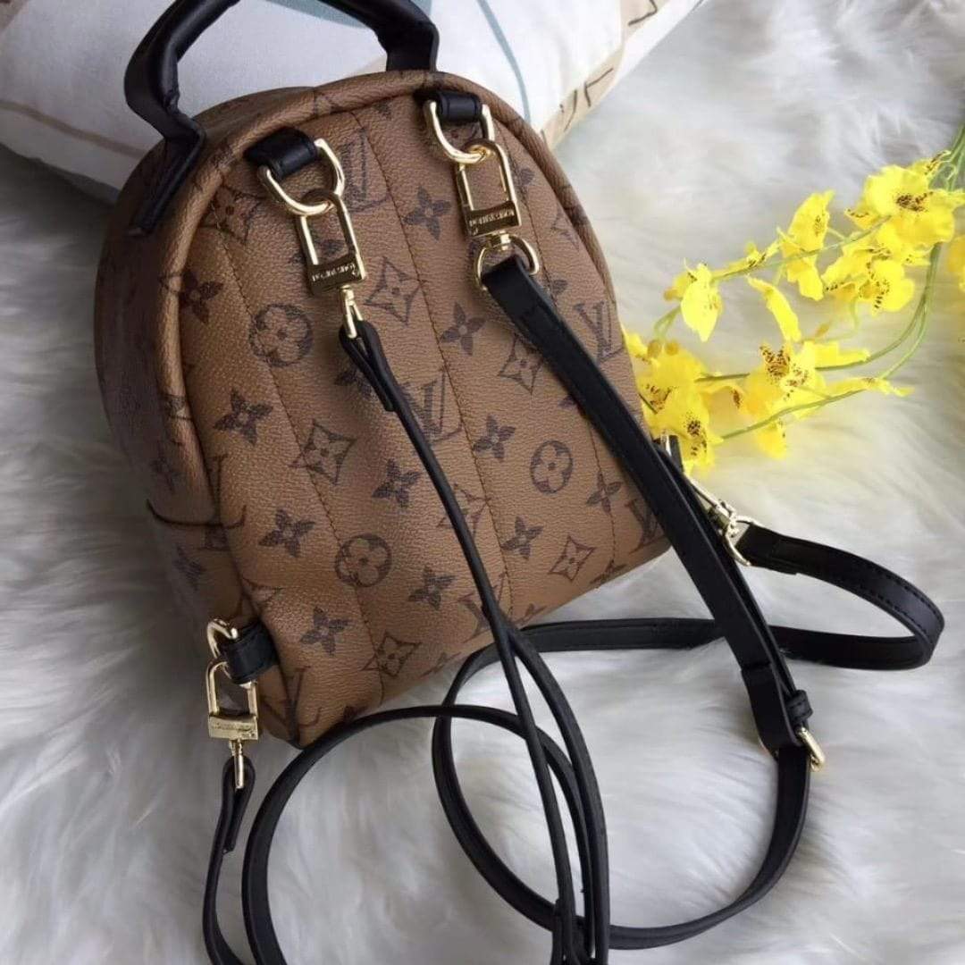 Louis Vuitton Mono Brown-Coffee Mini Backpack
