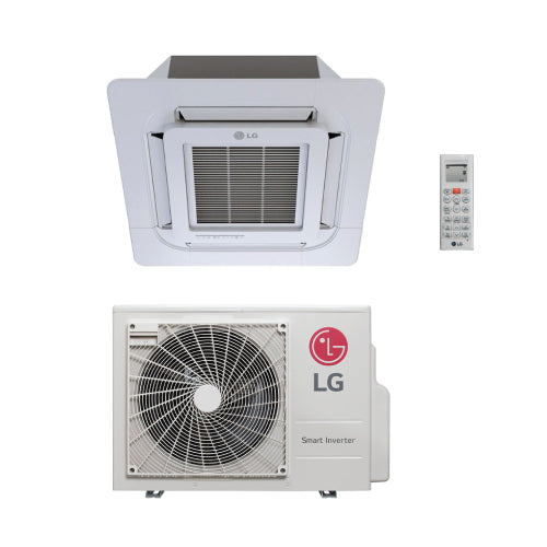 LG 12,000 BTU 19.4 SEER 2x2 Ceiling Mounted Heat Pump System