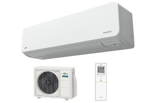 Fujitsu 15,000 BTU 25.3 SEER Wall Mounted Heat Pump System w/ Wifi