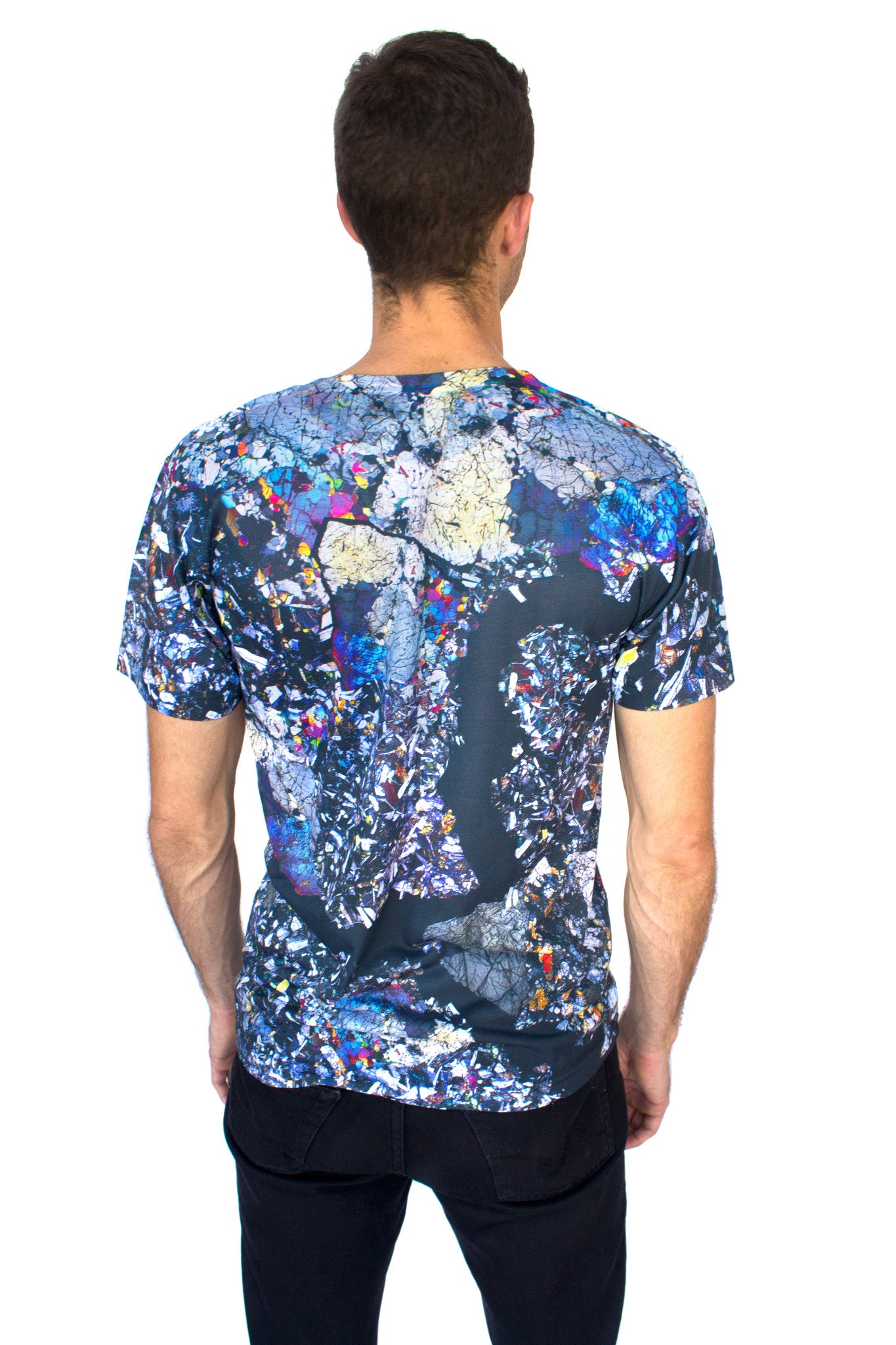 Meteorite Section Tee Men | Galaxy Print Clothing | Shadowplaynyc
