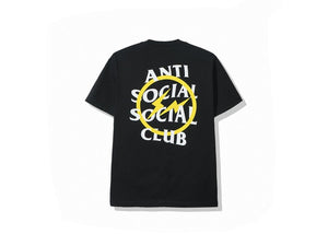 Anti Social Social Club x Fragment Pink Bolt Tee - Black – Premier