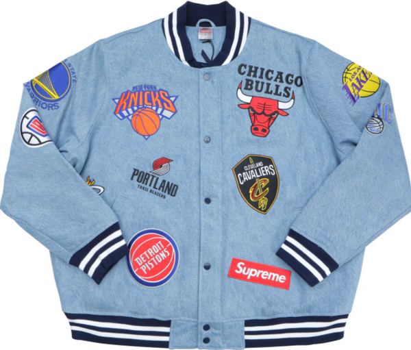 Supreme Nike/NBA Teams Warm-Up Jacket Denim