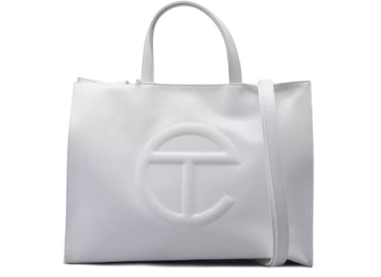 Telfar Shopping Bag Medium White – Premier Hype