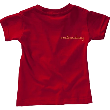 ABCD Embroidered Toddler and Youth Short-Sleeve T-Shirt - Embroidery On  Demand