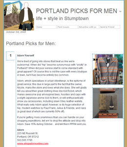 Portland Picks Mens