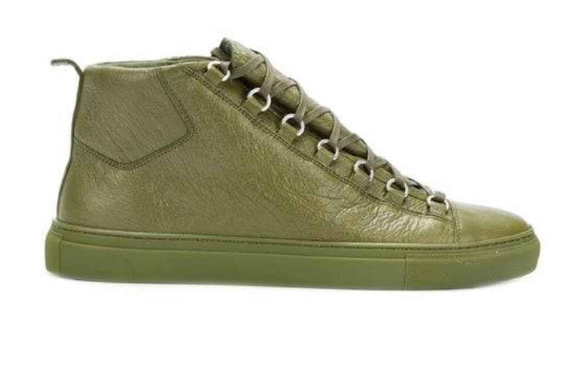 green balenciaga arena sneakers