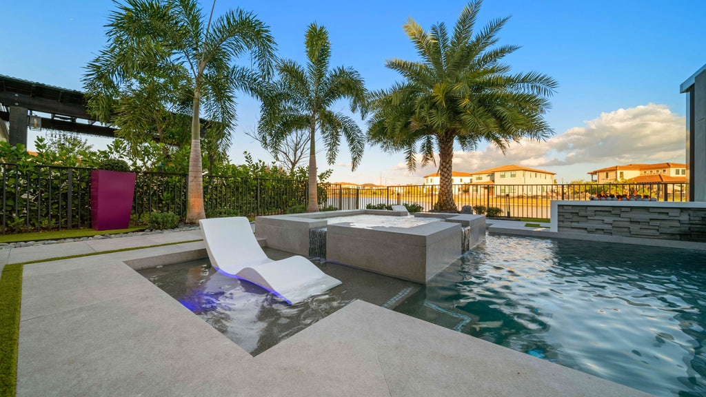 A Poolside Haven, Tucked Away In The Backyard Of This South Florida Residence