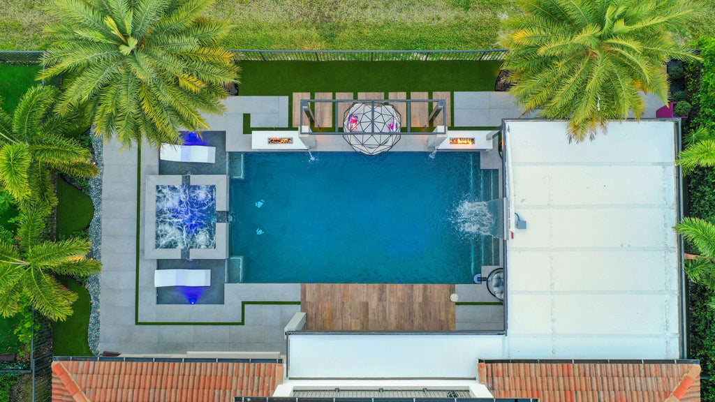 A Poolside Haven, Tucked Away In The Backyard Of This South Florida Residence