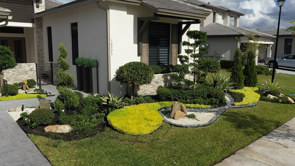 Our Latest Landscaping Job In South Florida Exemplifies Yin & Yang