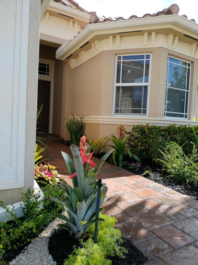 Before And After Front Yard Landscaping In Parkland (Miralago)