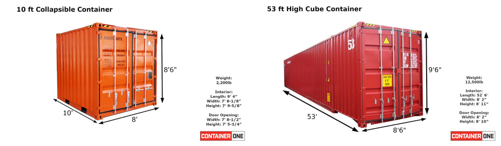 Shipping Container Specifications