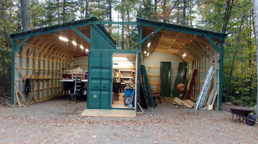 Turn a Shipping Container Into Your Lawn Care Storage Space