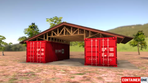 Another Innovative Idea: Instant Shipping Container Garages - Big Box  Containers