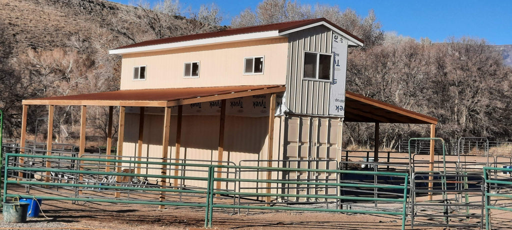 Shipping Container Horse Stall and Storage