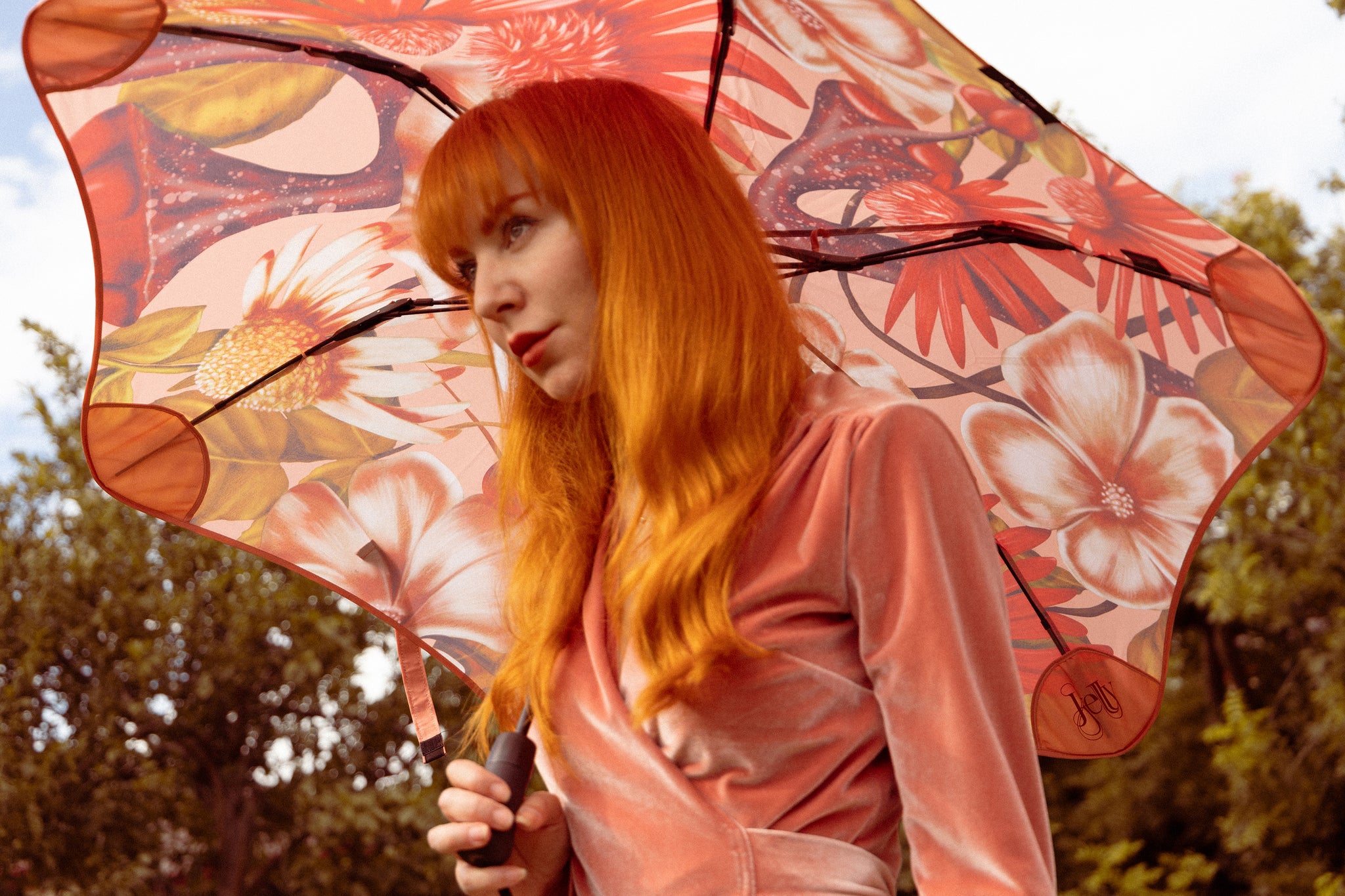 Kelly Thompson botanical illustration, illustrator Melbourne Blunt umbrellas