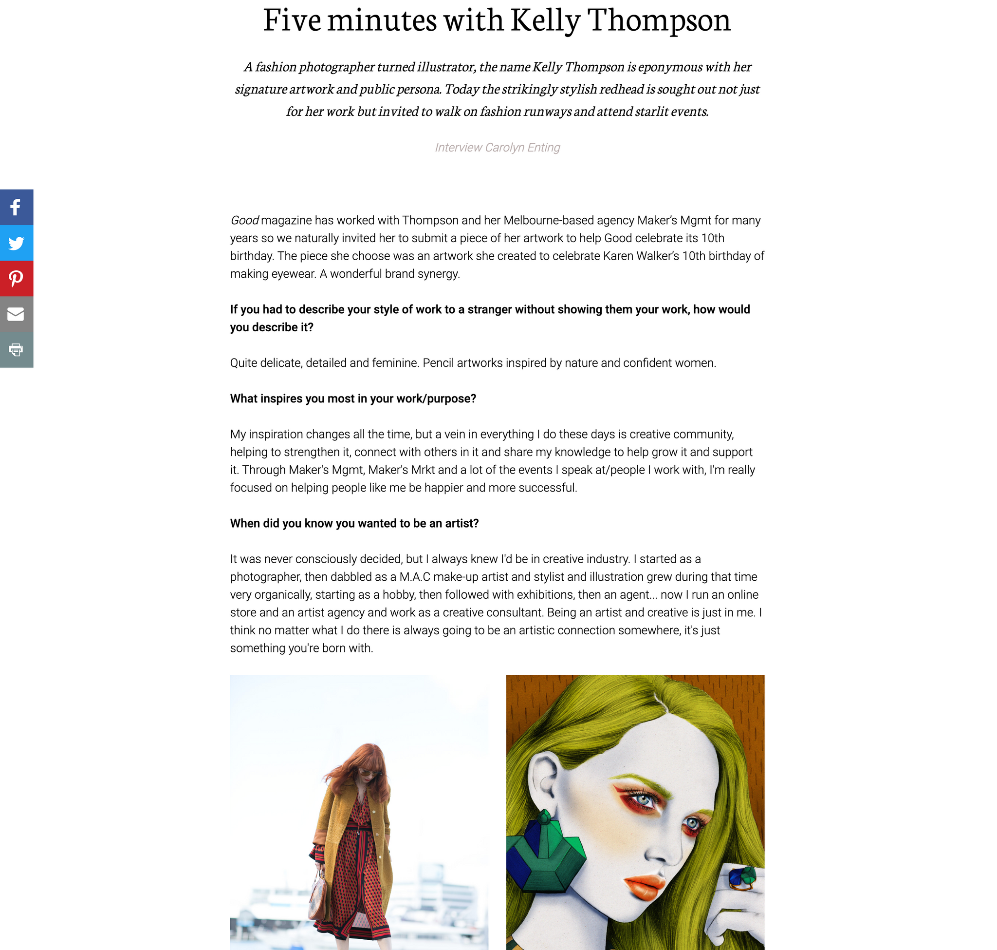 Interview with Illustrator Kelly thompson https://good.net.nz/