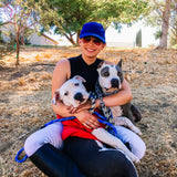 LV owner pictured with her two pitties, Milton and Cupcake.