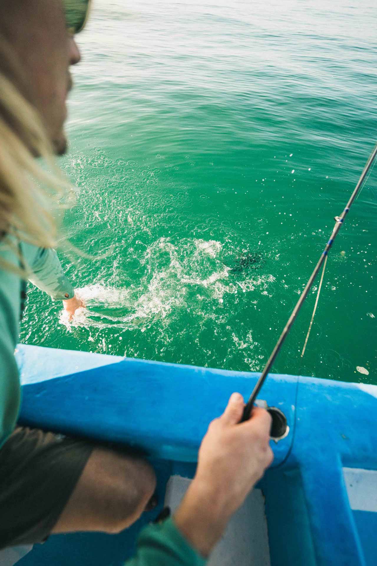 Fly fishing in Costa Rica location with Kameron Brown