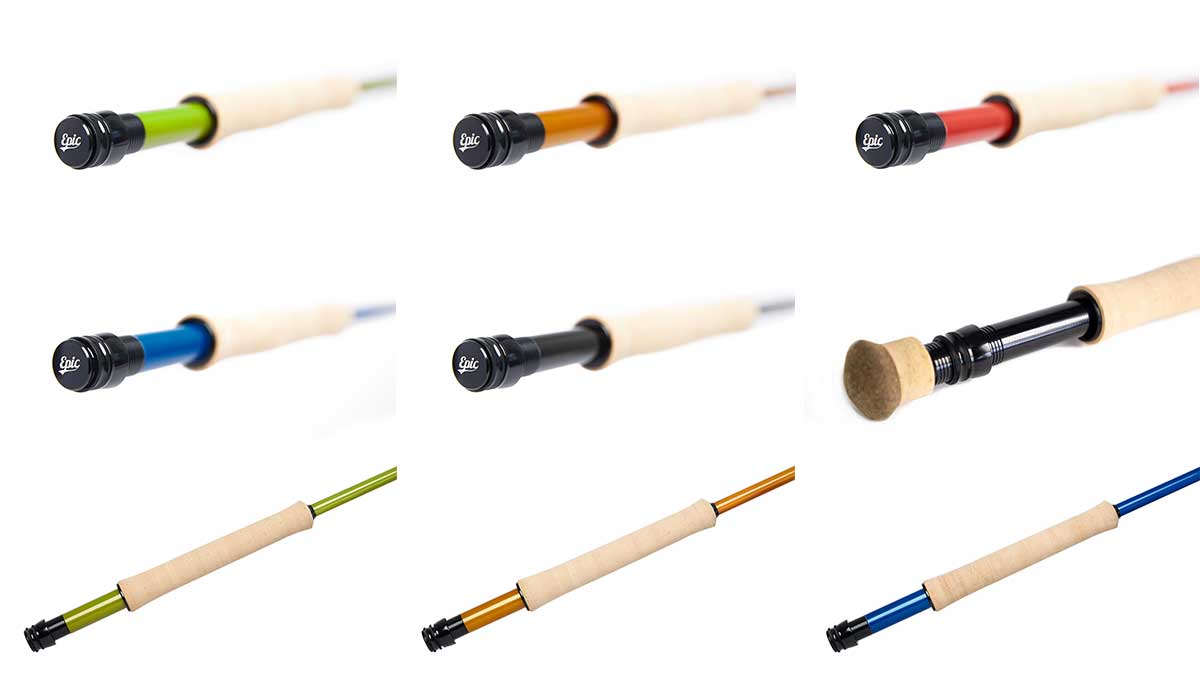 Fly Rod budding custom fly rod reel seat inserts available in Epic ready to wrap fly rod building kits