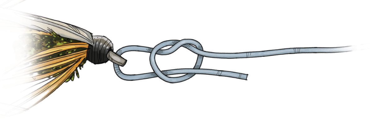 Tying Lefty Kreh's No-slip loop knot