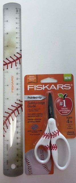 Fiskars 134162-1001 5 Kids Scissors Blunt-tip MVP Nonstick, Orange
