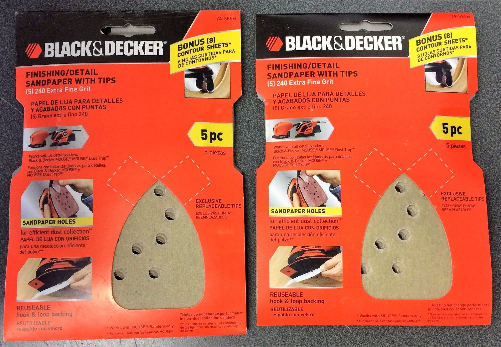 Black & Decker Mega Mouse Finishing & Detail Sandpaper