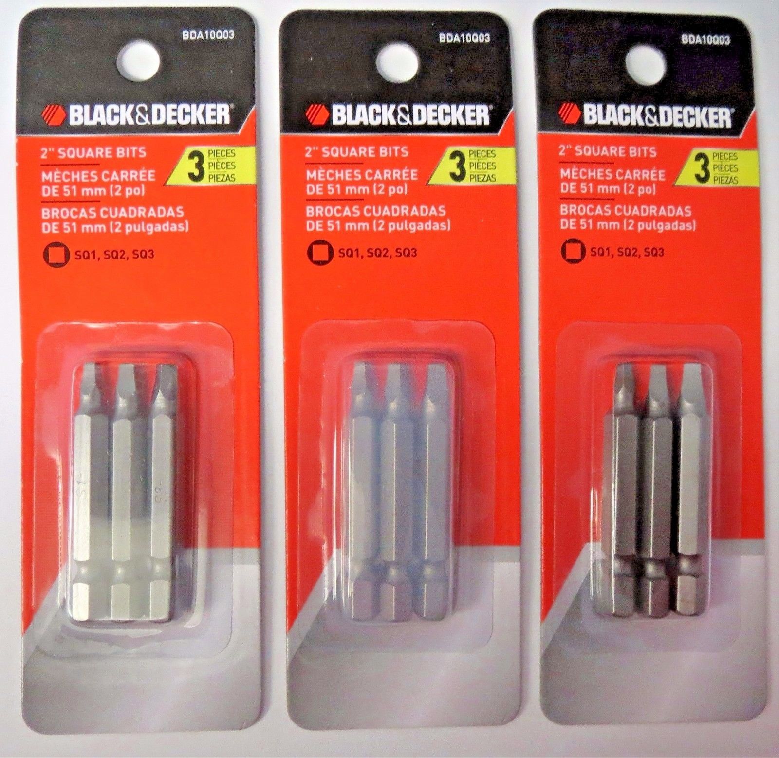 Black & Decker Scorpion 71-408 #1 Phillips Screwdriver Bit Tips 5 Pack