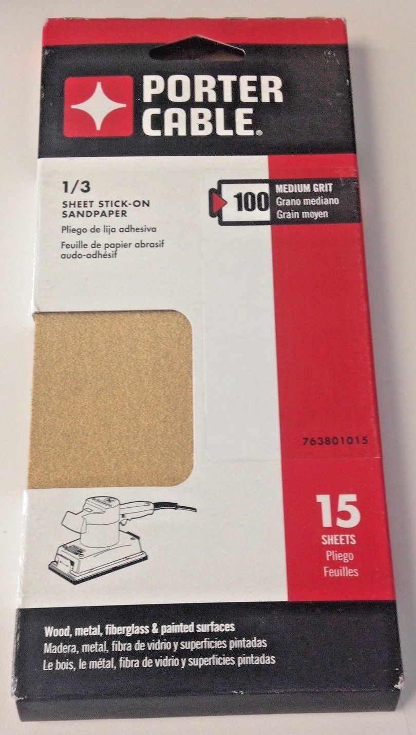 Black & Decker 74-674 Cyclone Assorted Finishing / Detail Sandpaper 4PKS