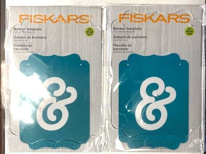 Fiskars 197670-1001 Double Tag Maker with Built-in Eyelet, Label and S