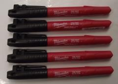 Milwaukee INKZALL Large Chisel Tip Markers Black, Red, Blue - BC