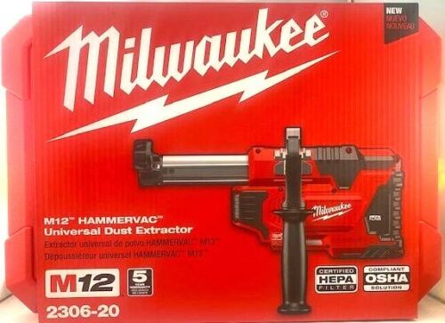 Milwaukee M12 HAMMERVAC 2306-20 Universal Dust Extractor (Tool Only) N