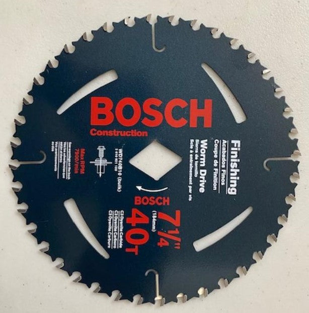 Bosch PRO1072VF 10 x 72 Tooth Carbide Saw Blade Triple Chip