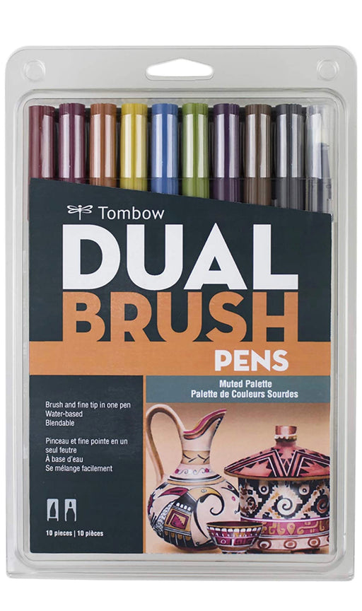 Brustro Fude Hard-tip Black Ink Brush Pen Set of 4.  (Extra-fine/Fine/Medium/Bold) - Creative Hands