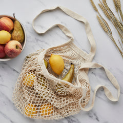 Tabitha Eve Zero-Waste Plastic-Free Eco-Friendly Organic Cotton Net Reusable Market Shopping Bag