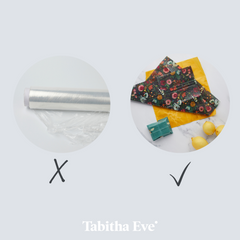 Tabitha Eve Eco-Friendly Zero-Waste Plastic-Free Vegan Sustainable Reusable Wax Food Wraps