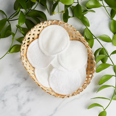 Tabitha Eve Zero-Waste Eco-Friendly Plastic-Free Ethically Handmade Vegan Reusable Cotton and Bamboo Make Up Remover Rounds