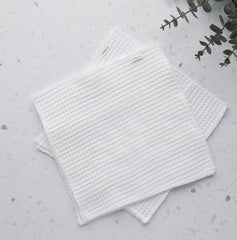 Tabitha Eve Eco-Friendly Zero-Waste Plastic-Free Sustainable Ethically Handmade Vegan Reusable Cotton Waffle Unpaper Kitchen Towels